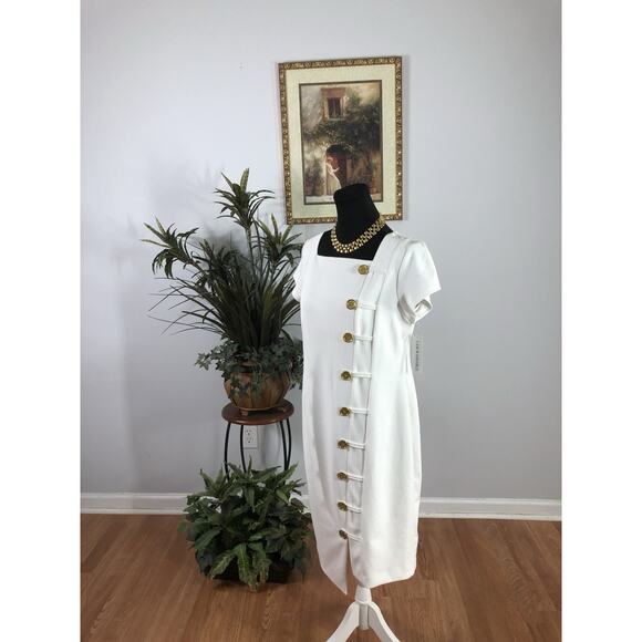 Shelby & Palmer Women Dress 14P Whimsigoth Cap Ivory Sleeve Fairy Core Mob Wife - Picture 5 of 9